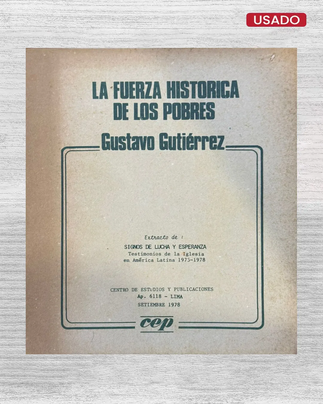 LA FUERZA HISTÓRICA DE LOS POBRES