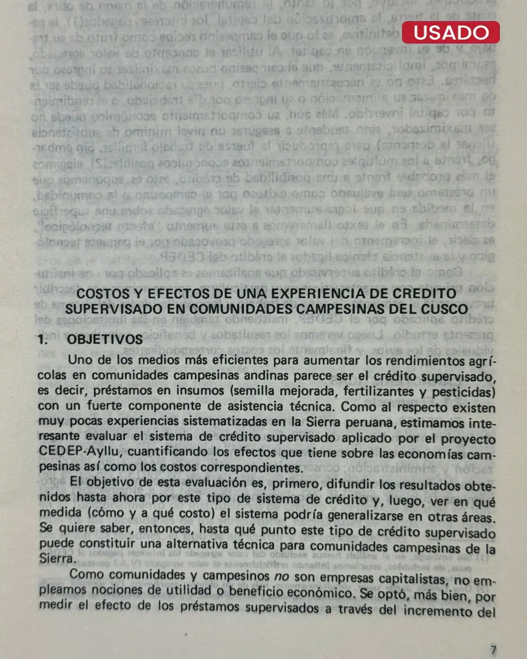 CRÉDITO EN COMUNIDADES CAMPESINAS: UNA EXPERIENCIA EN EL CUSCO - Imagen 3