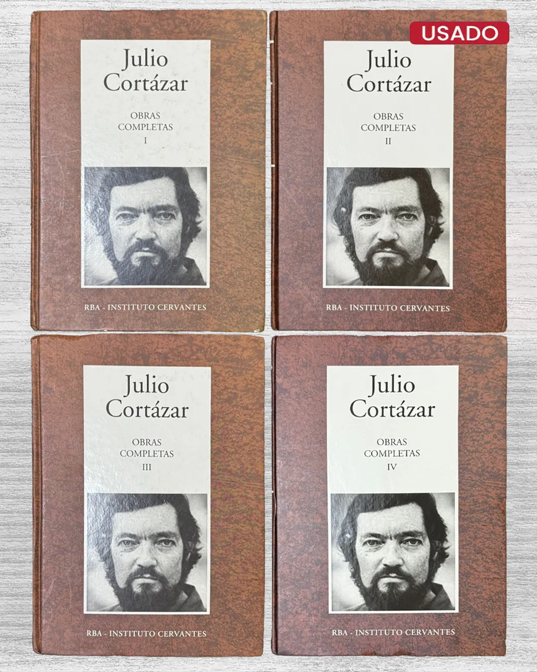 JULIO CORTÁZAR: OBRAS COMPLETAS (4 TOMOS)