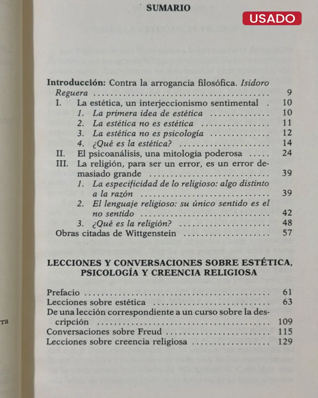 LECCIONES Y CONVERSACIONES SOBRE ESTETICA, PSICOLOGIA Y CREENCIA RELIGIOSA - Imagen 2
