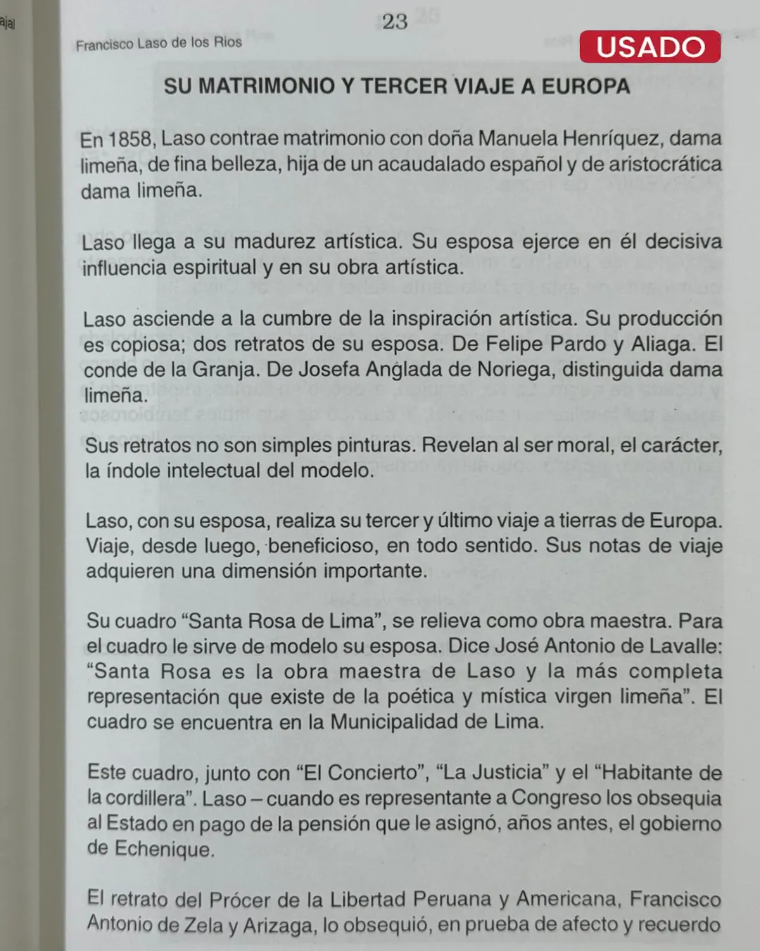 FRANCISCO LASO DE LOS RIOS (NOTABLE PINTOR Y PERIODISTA) - Imagen 2