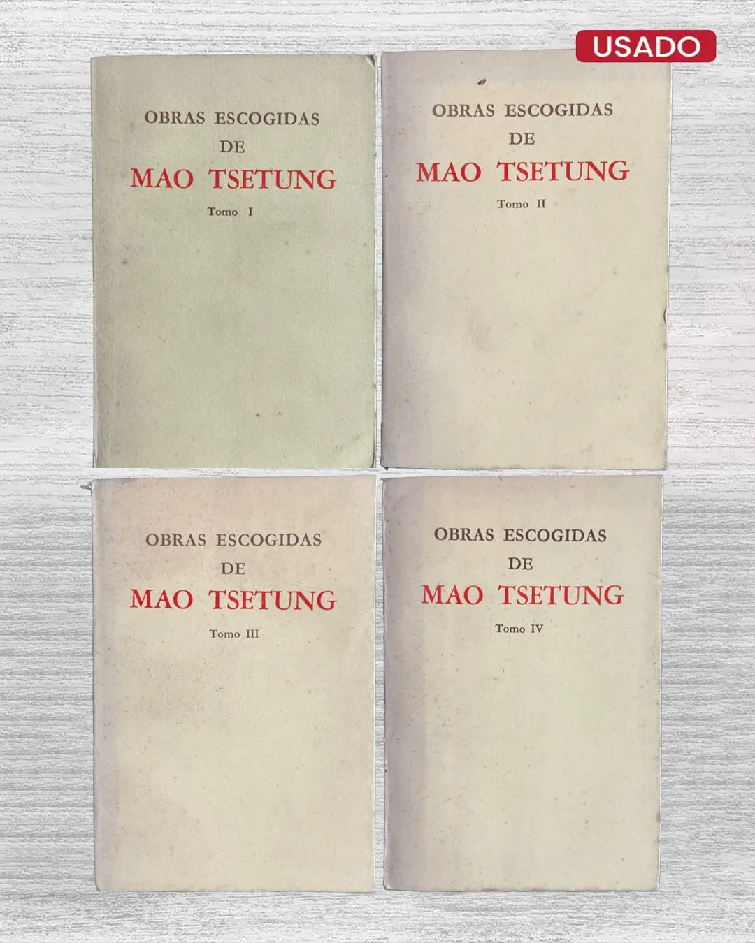 OBRAS ESCOGIDAS DE MAO TSETUNG (4 TOMOS)