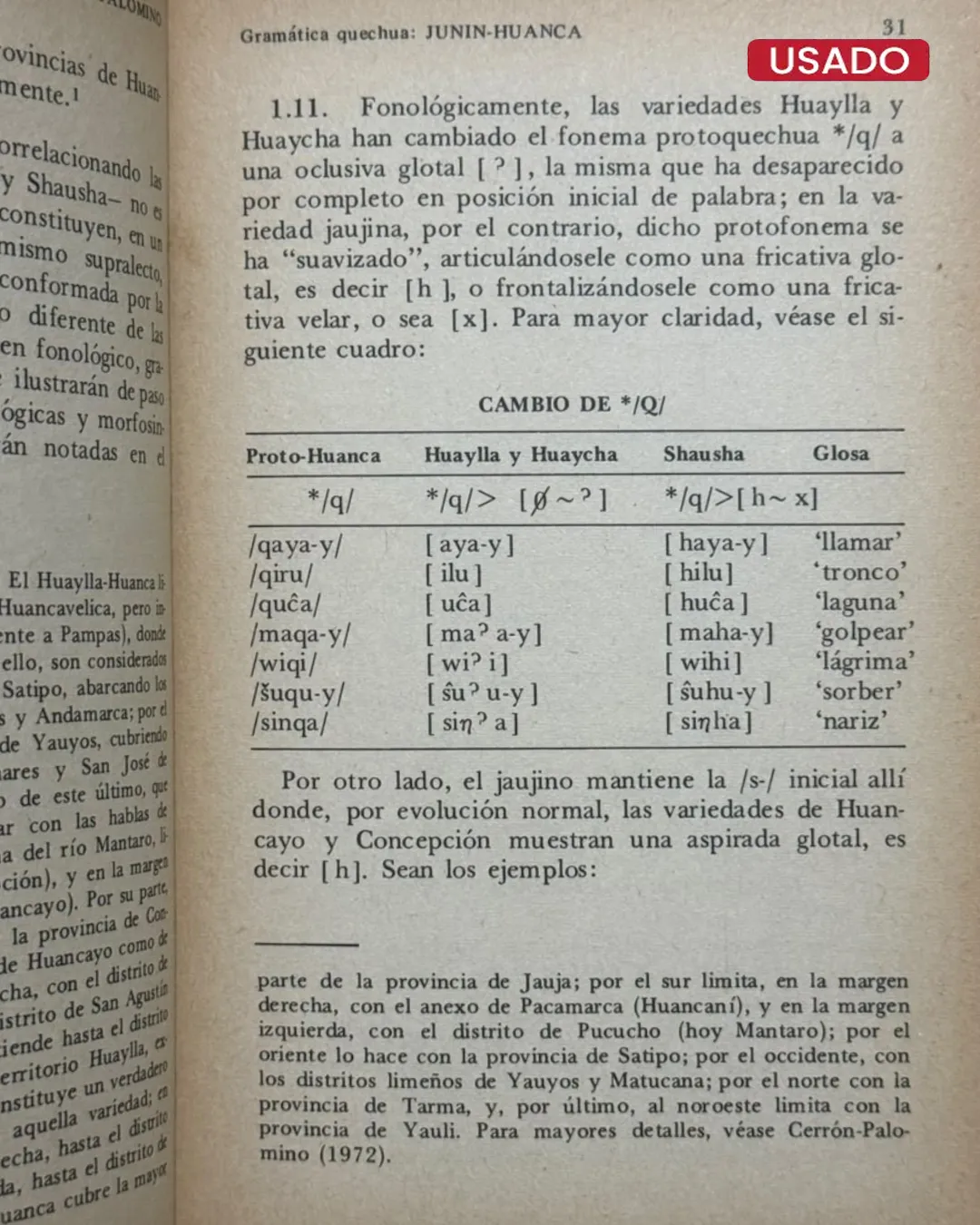 GRAMATICA QUECHUA: JUNIN–HUANCA - Imagen 3