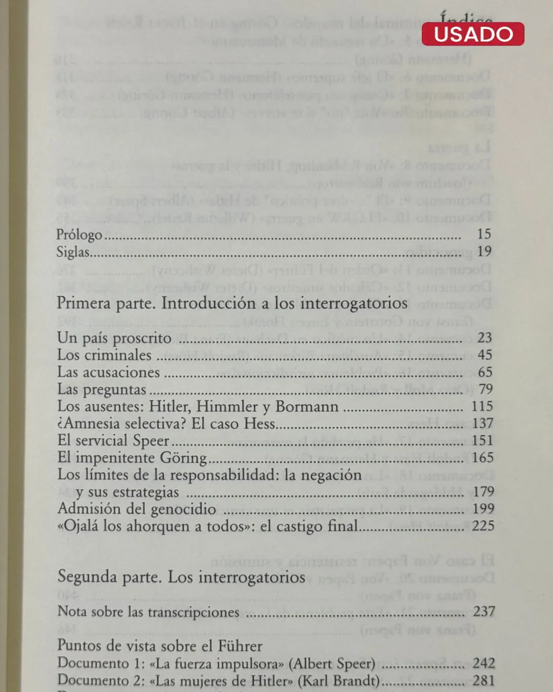 INTERROGATORIOS; EL TERCER REICH EN EL BANQUILLO - Imagen 2
