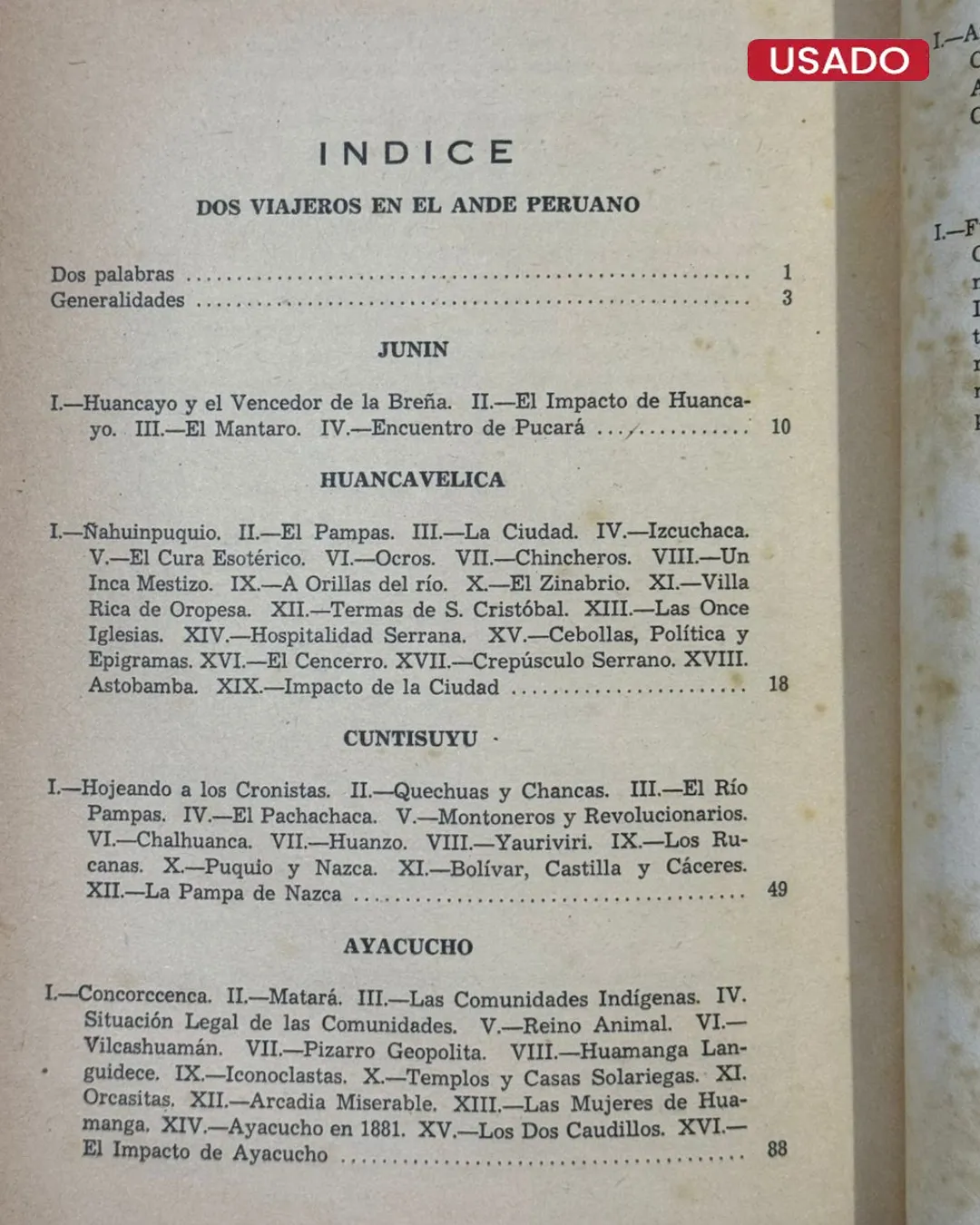 MI PAÍS: DOS VIAJES EN EL ANDE PERUANO (CON FIRMA DEL AUTOR) - Imagen 2