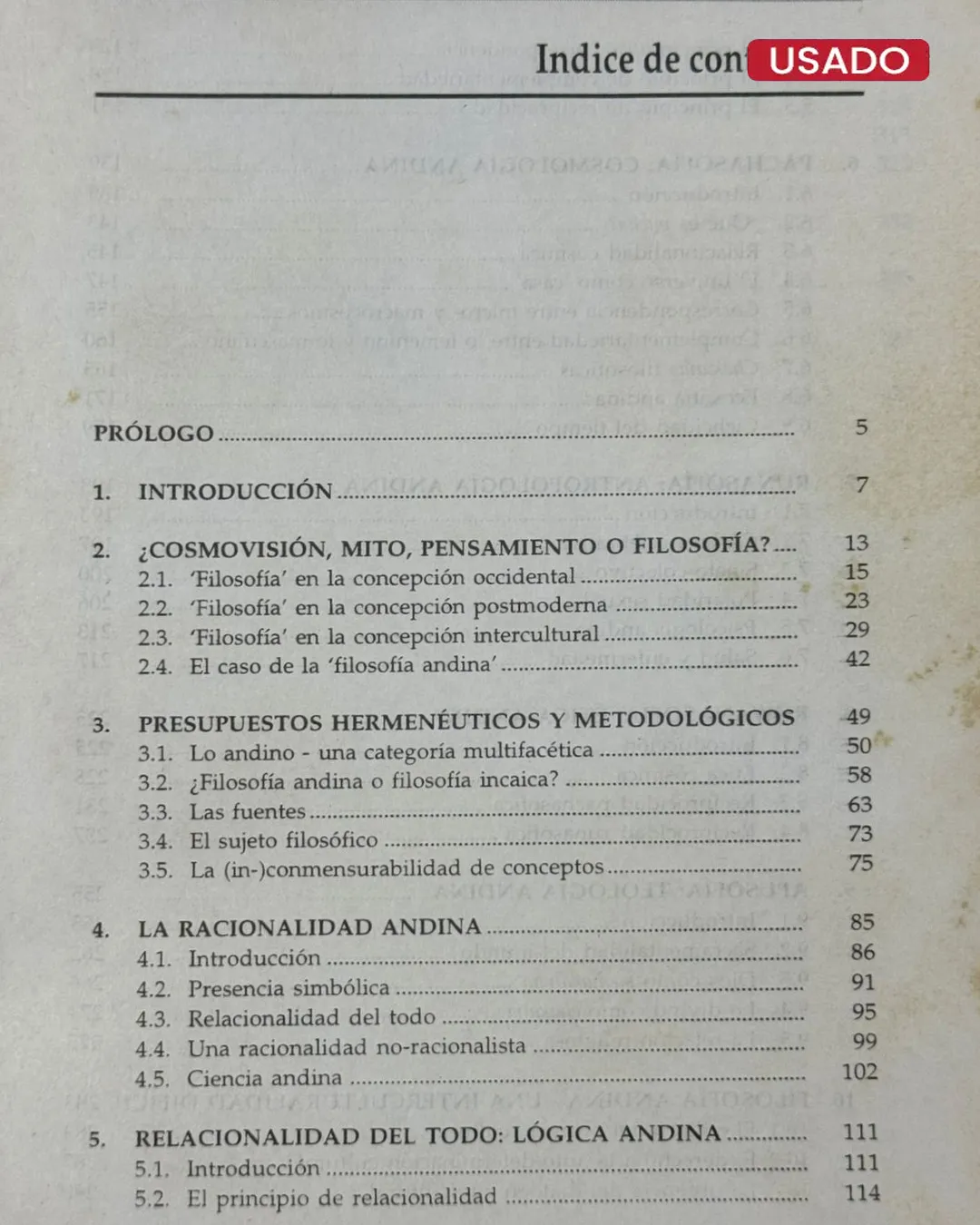 FILOSOFIA ANDINA; ESTUDIO INTERCULTURAL DE LA SABIDURIA AUTOCTONA ANDINA - Imagen 2