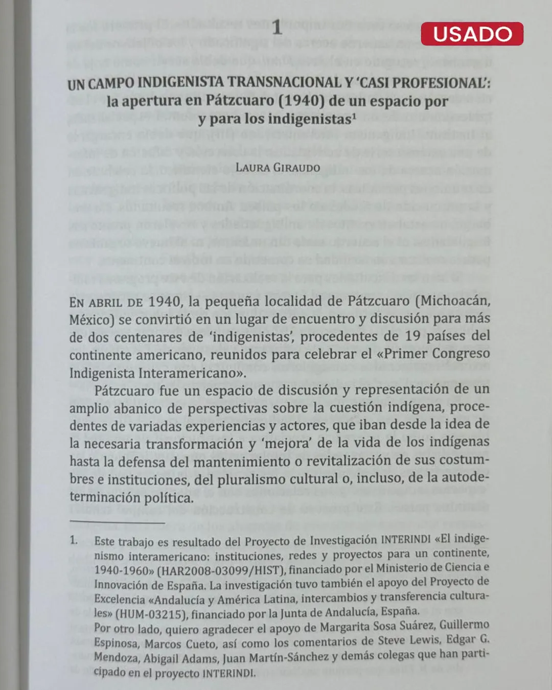 LA AMBIVALENTE HISTORIA DEL INDIGENISMO; CAMPO INTERAMERICANO Y TRAYECTORIAS NACIONALES, 1940 – 1970 - Imagen 3