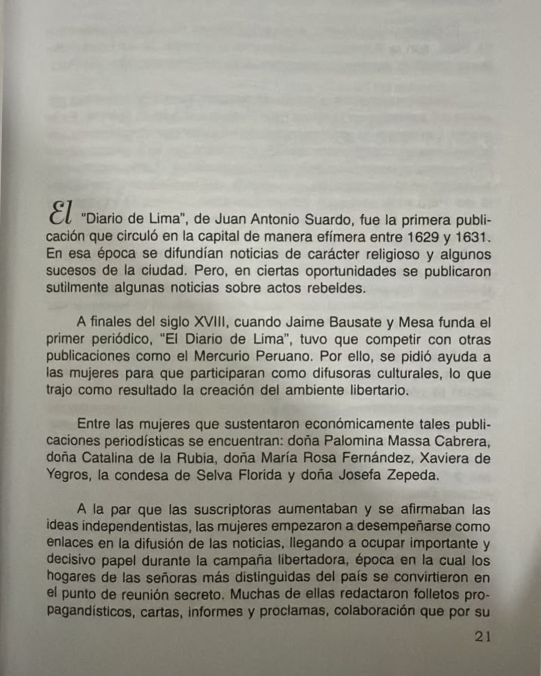 PRESENCIA DE LA MUJER EN EL PERIODISMO ESCRITO PERUANO - Imagen 2