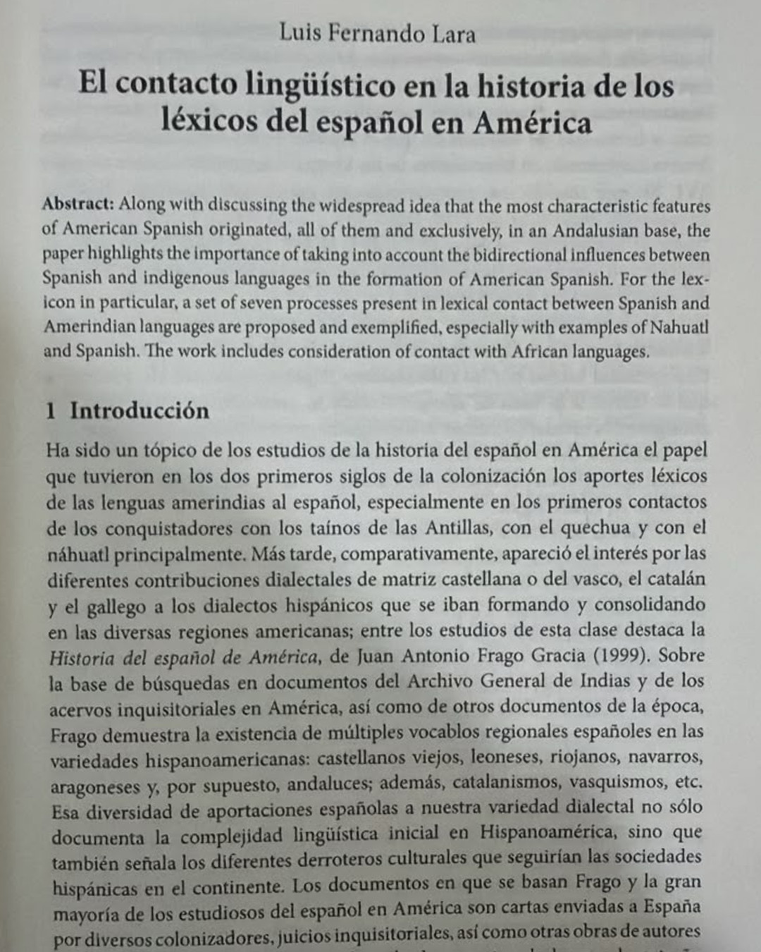 LÉXICO Y CONTACTO DE LENGUAS EN LOS ANDES - Imagen 2