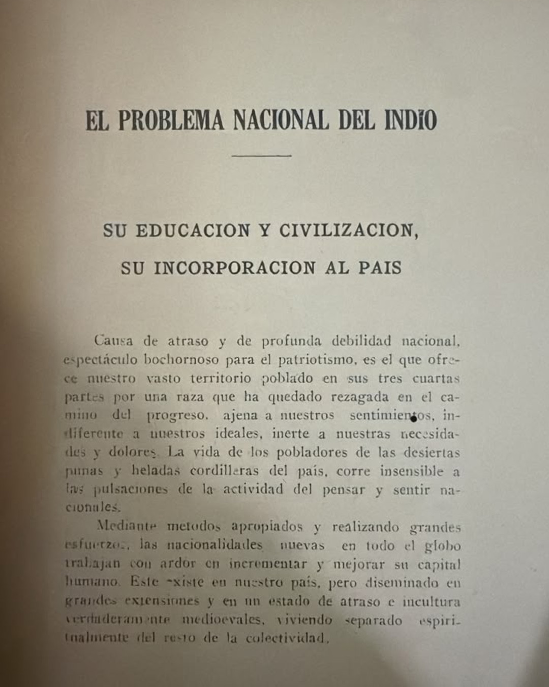 EL PROBLEMA DEL INDIO EN EL PERÚ - Imagen 2