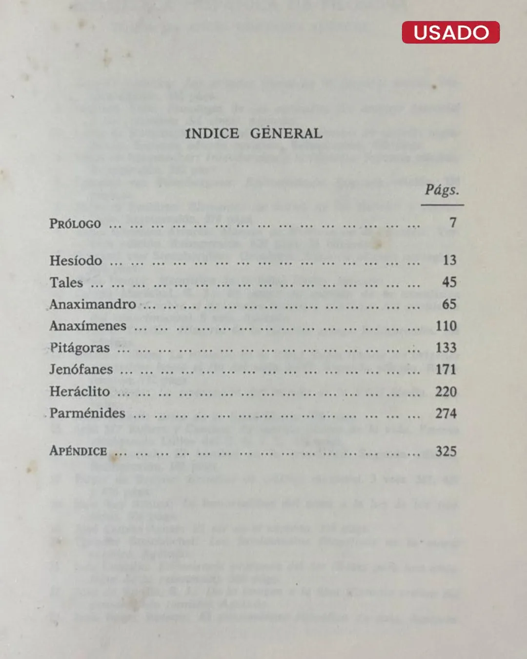 LOS ORIGENES DE LA FILOSOFIA GRIEGA; DE HESIODO A PARMENIDES - Imagen 2
