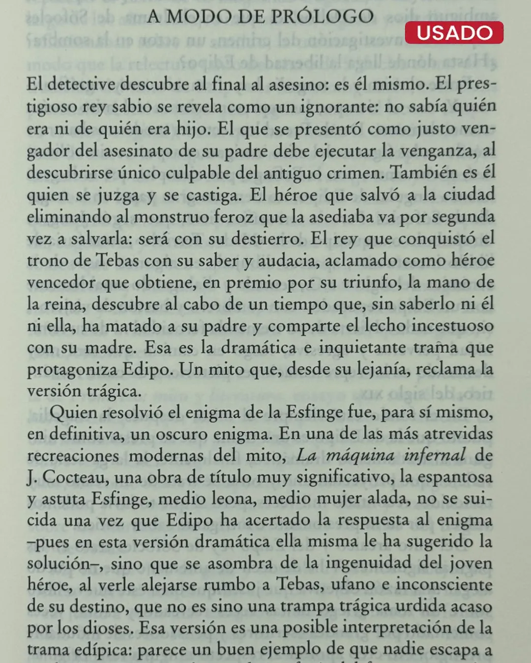 ENIGMÁTICO EDIPO; MITO Y TRAGEDIA - Imagen 3