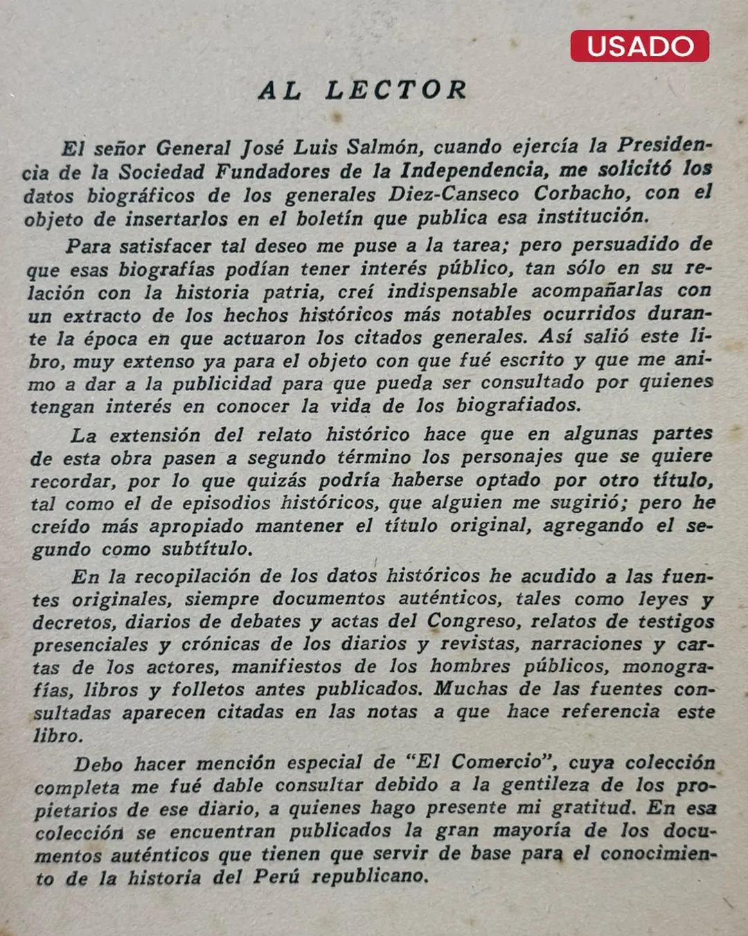 LOS GENERALES DIEZ-CANSECO (EPISODIOS HISTORICOS) - Imagen 2