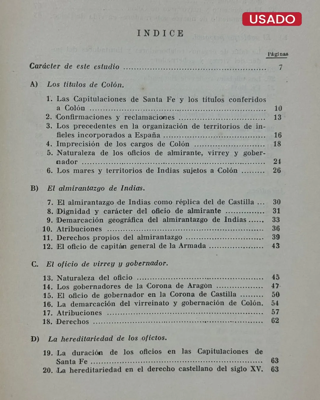 LOS ORÍGENES DE LA ADMINISTRACIÓN TERRITORIAL DE LAS INDIAS (PUBLICACIÓN DEL ANUARIO DE HISTORIA DEL DERECHO ESPAÑOL) - Imagen 2