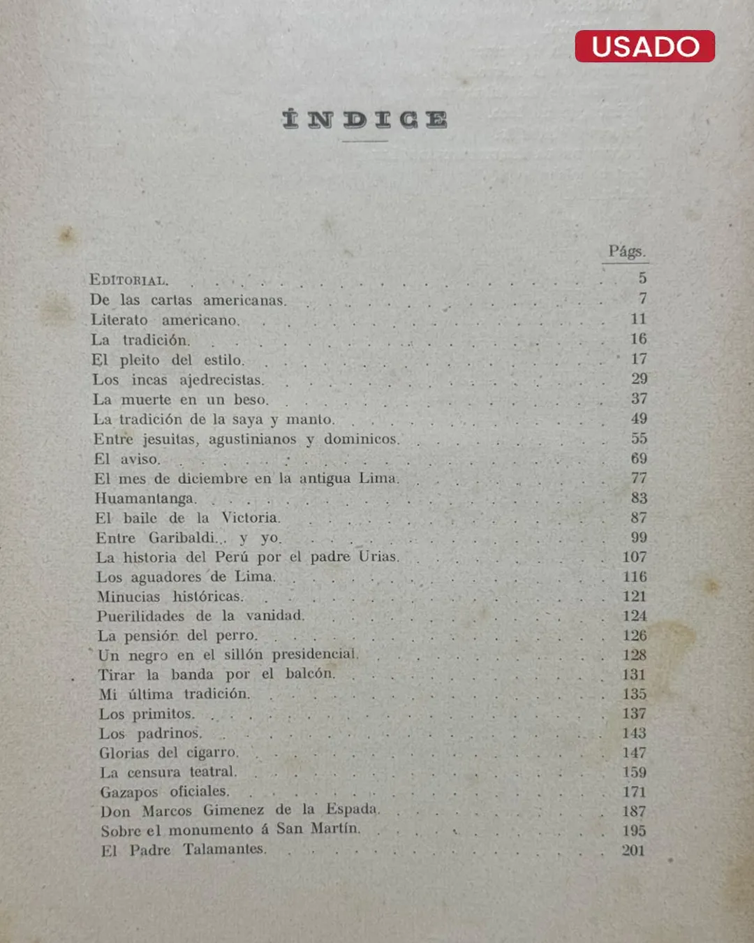 APÉNDICE A MIS ÚLTIMAS TRADICIONES PERUANAS - Imagen 3