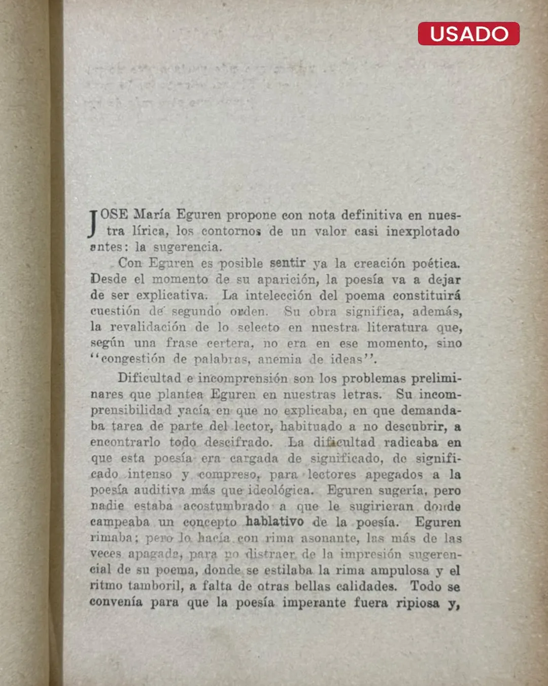 LA POESIA DE EGUREN (1932) - CON FIRMA DEL AUTOR - Imagen 3