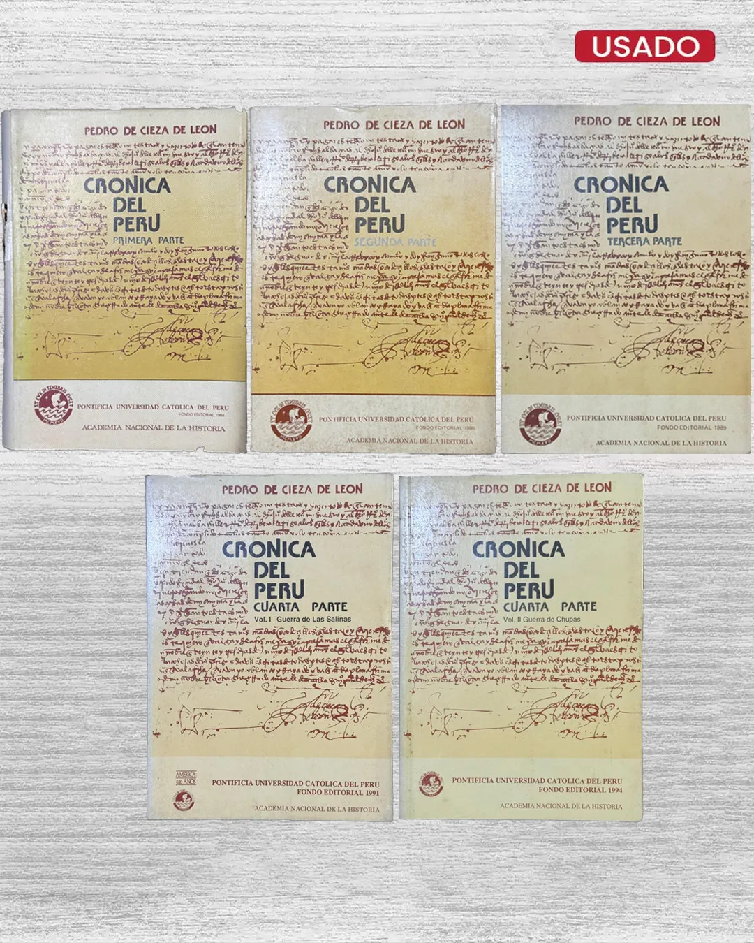 CRONICA DEL PERU (5 VOL.)