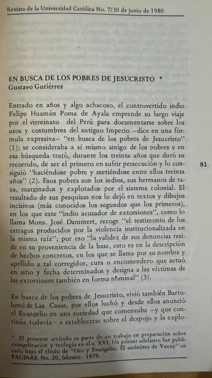 EN BUSCA DE LOS POBRES DE JESUCRISTO - Imagen 2