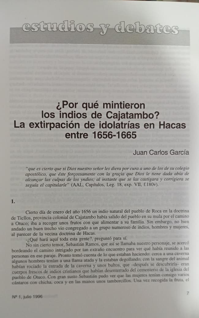 REVISTA ANDINA AÑO 14 - Nº 1, JULIO 1996 - Imagen 3