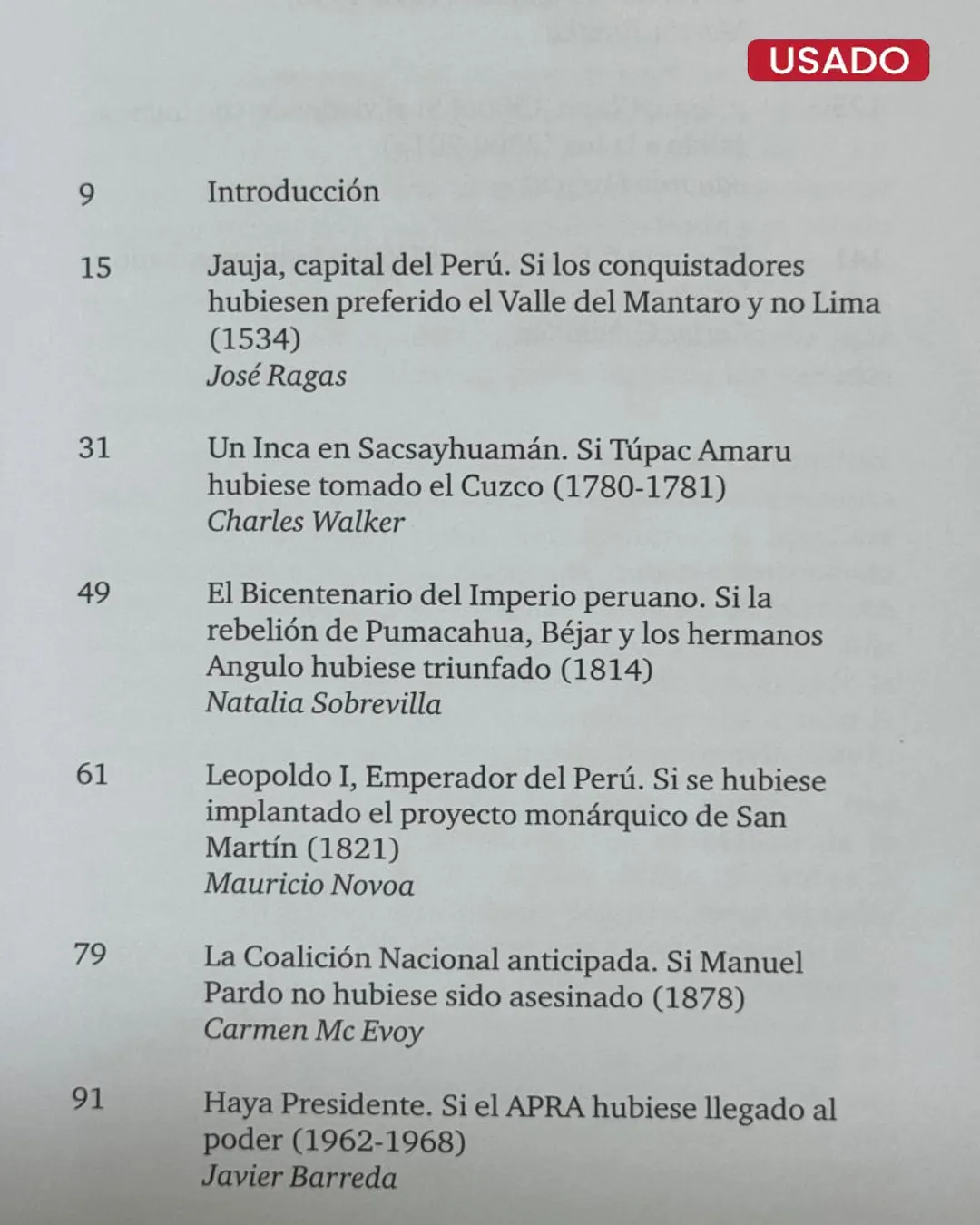 CONTRA-HISTORIA DEL PERU; ENSAYOS DE HISTORIA POLITICA PERUANA - Imagen 3