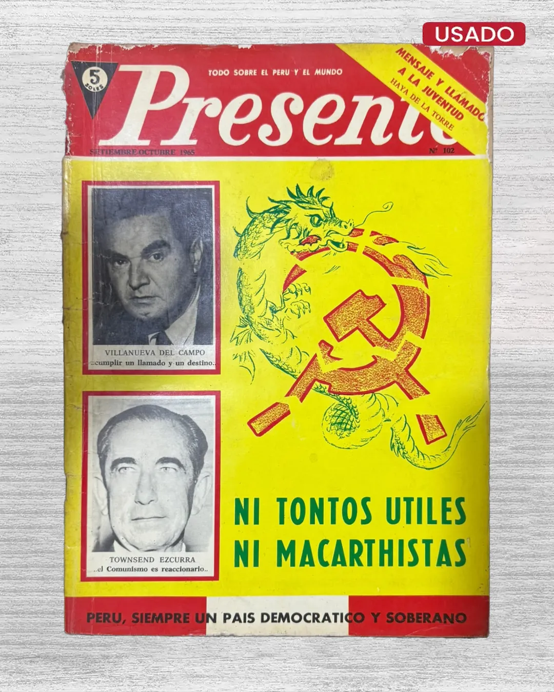 PRESENTE, TODO SOBRE EL PERU Y EL MUNDO (NUMERO 102 )