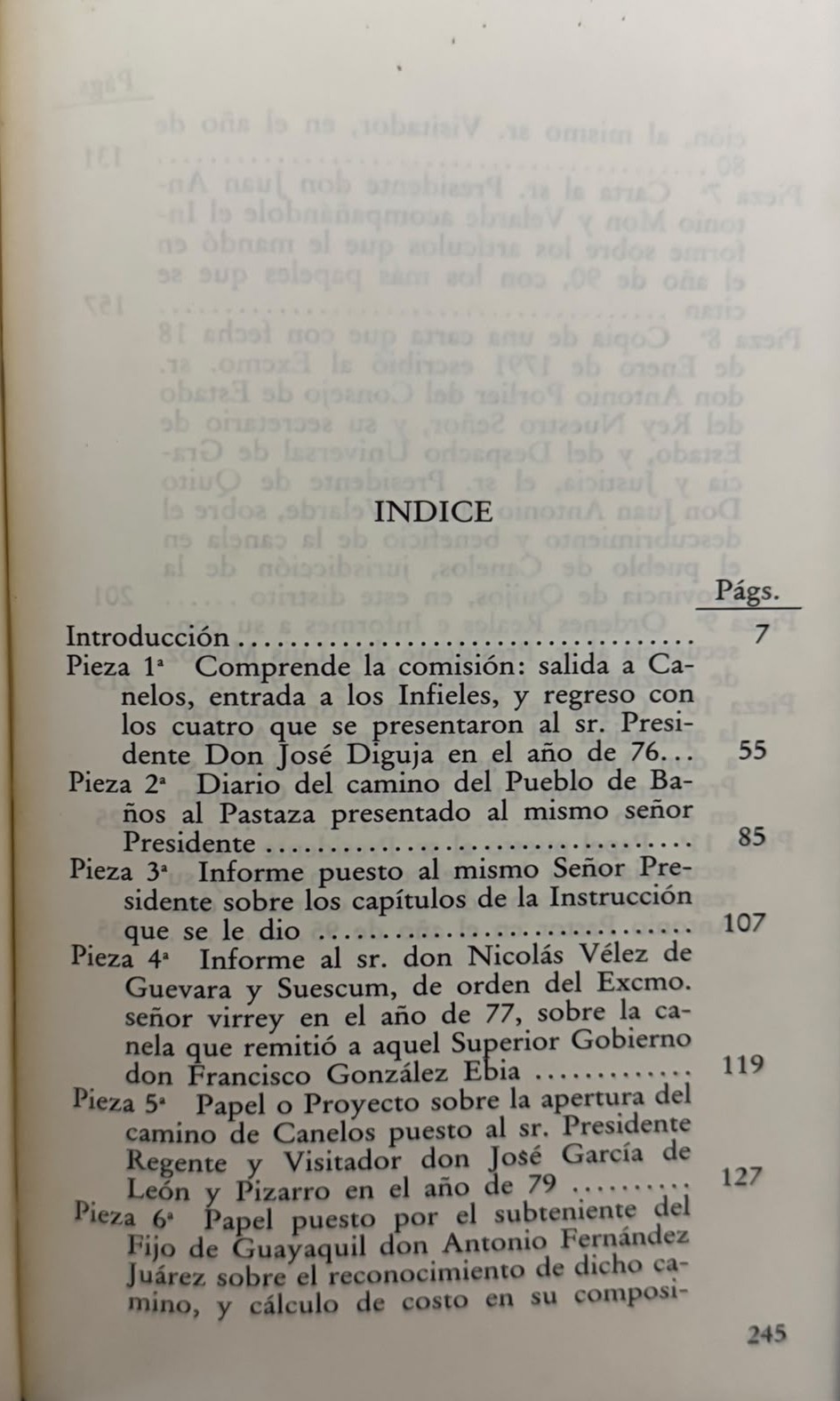 LA RUTA DE LA CANELA AMERICANA - INDICE 1