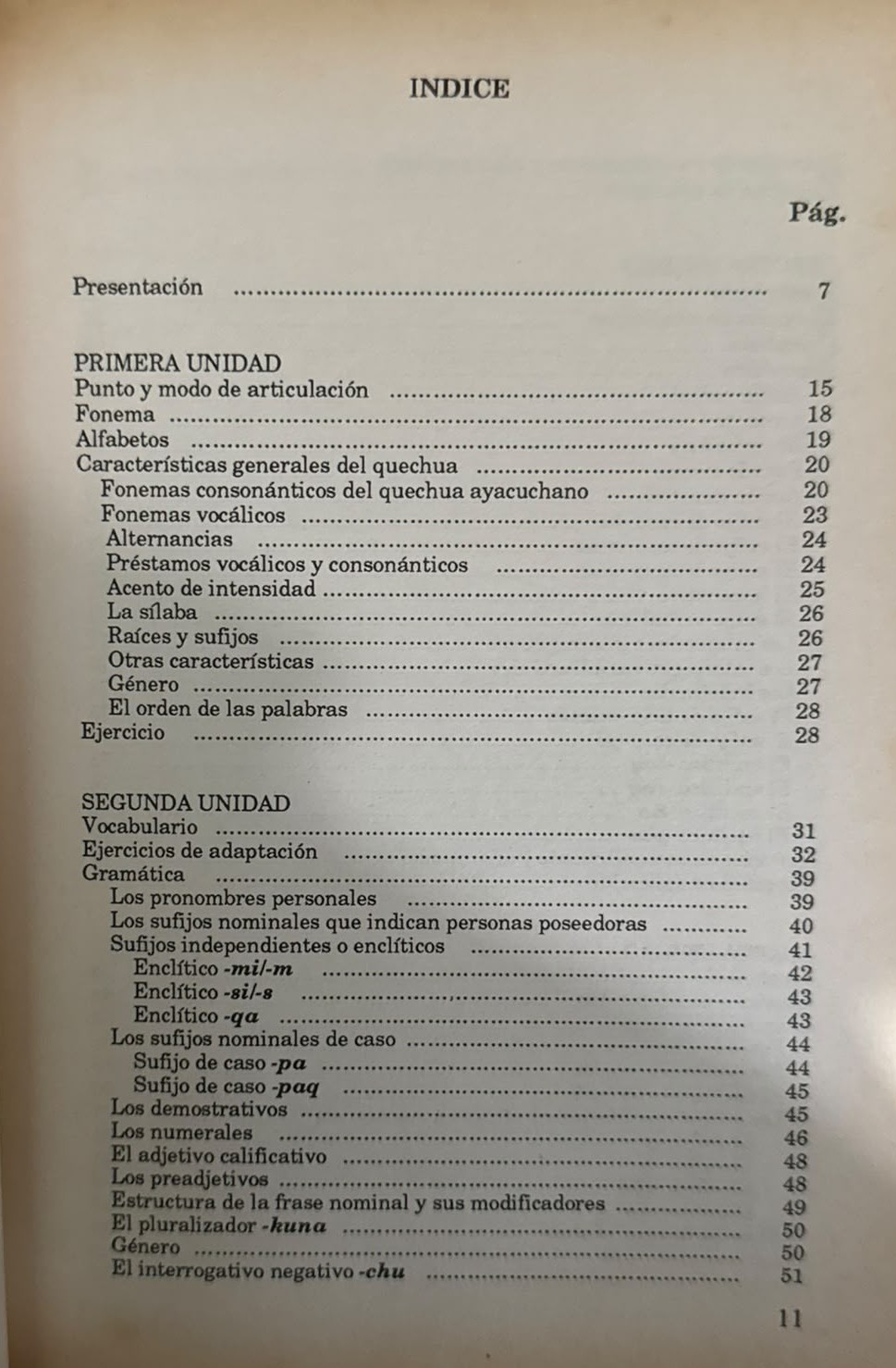 INDICE 1