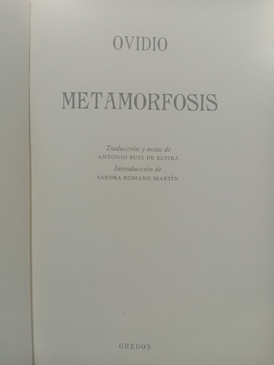 Metamorfosis - DETALLES
