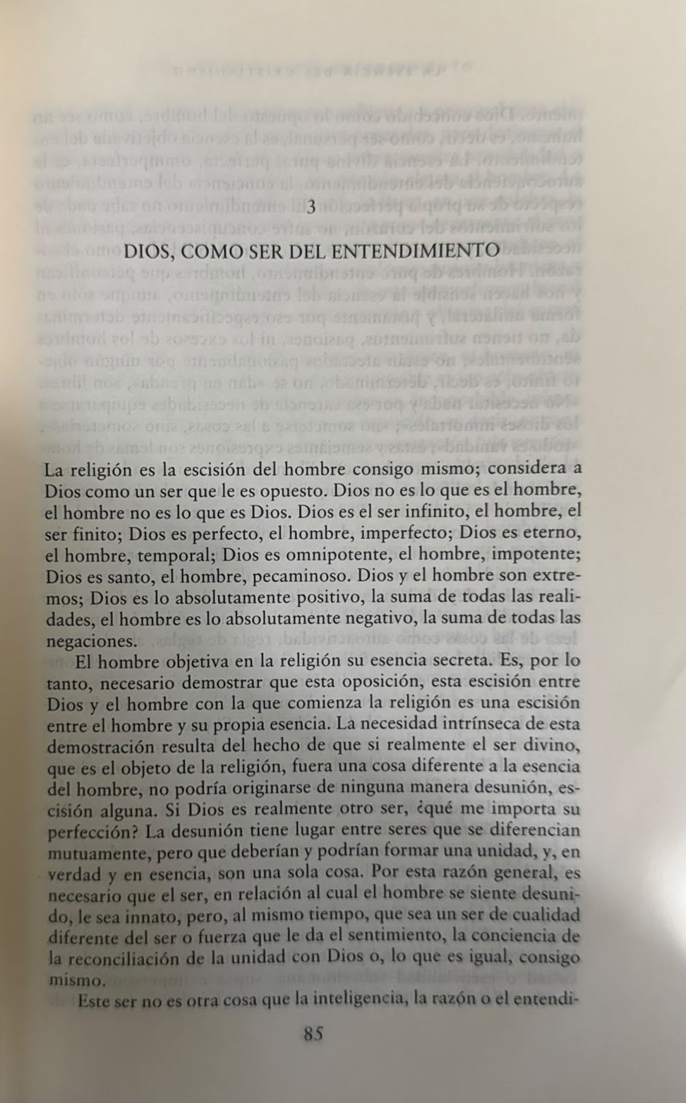 LA ESENCIA DEL CRISTIANISMO - FRAGMENTO