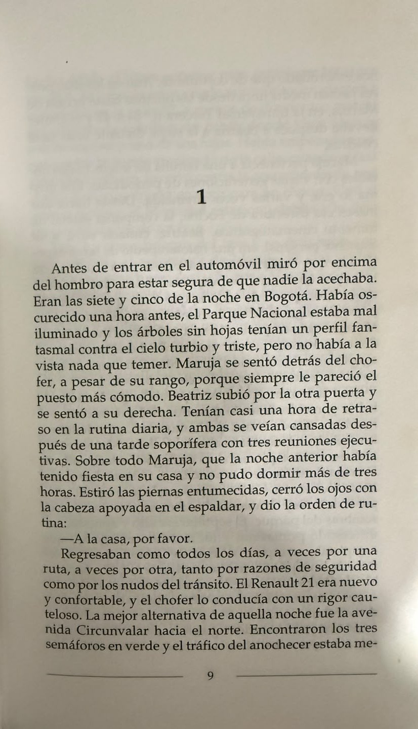 NOTICIA DE UN SECUESTRO - FRAGMENTO