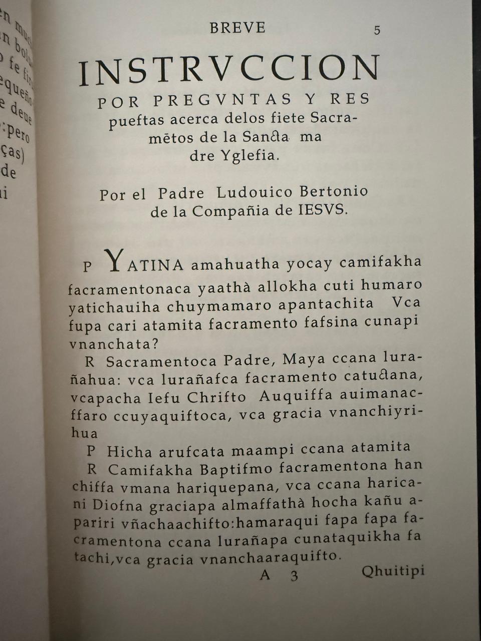 CONFESIONARIO MUY COPIOSO EN DOS LENGUAS, AYMARA Y ESPAÑOLA - Imagen 3