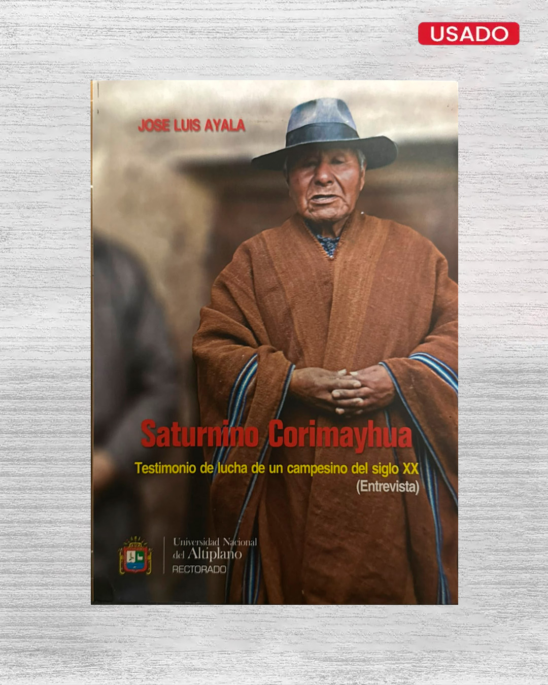 SATURNINO CORIMAYHUA - PORTADA