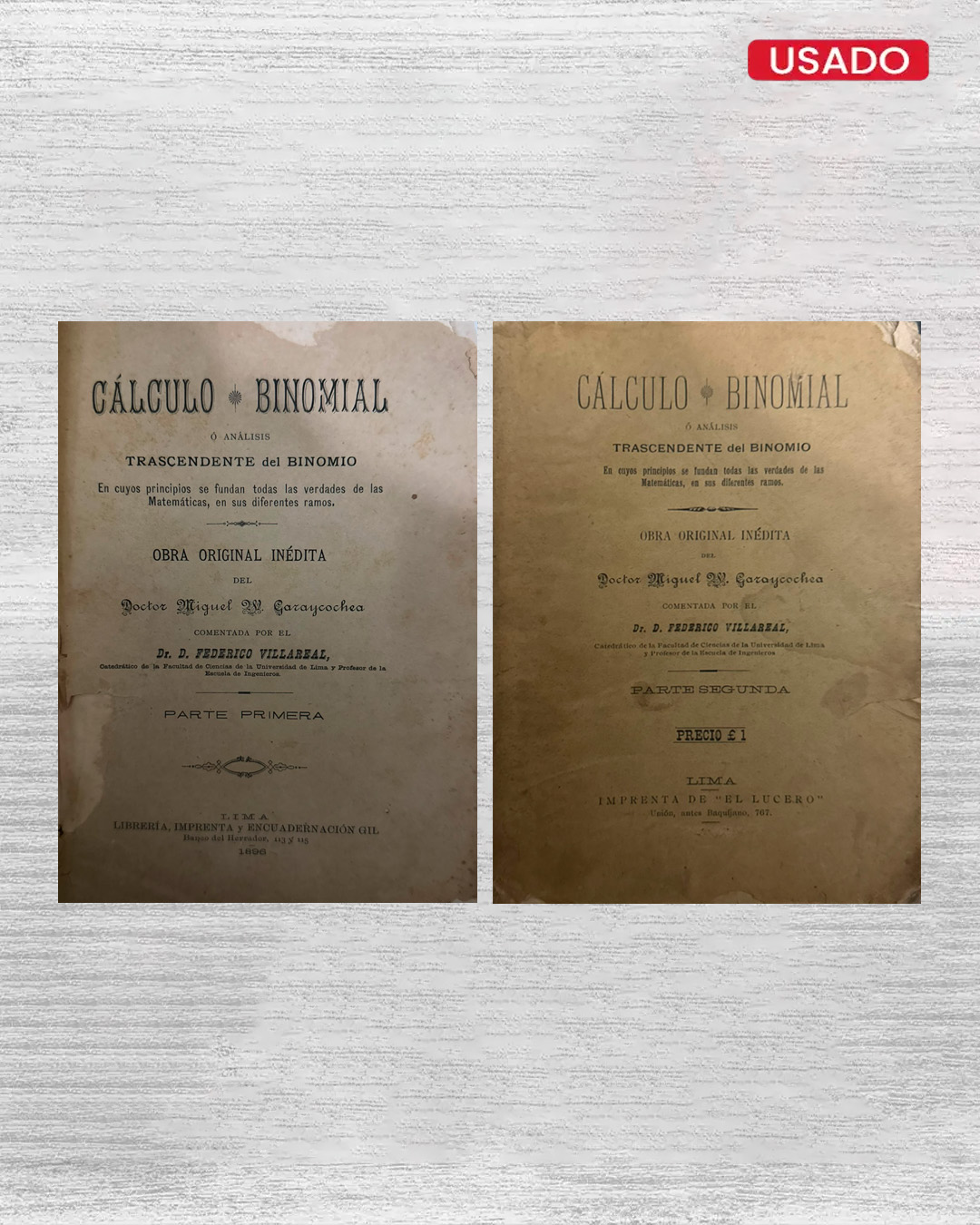 CÁLCULO BINOMIAL (2 TOMOS)