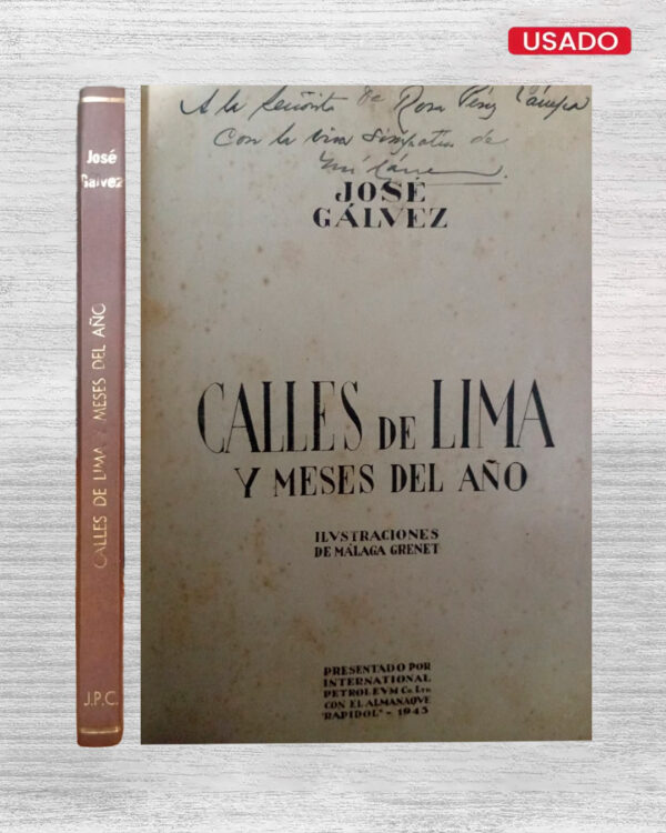 CALLES DE LIMA Y MESES DEL AÑO