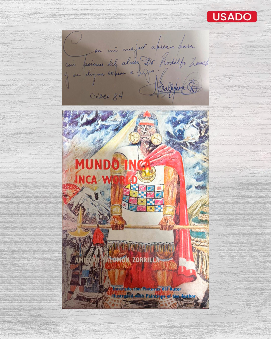 MUNDO INCA INCA WORLD (CON DEDICATORIA DEL AUTOR)