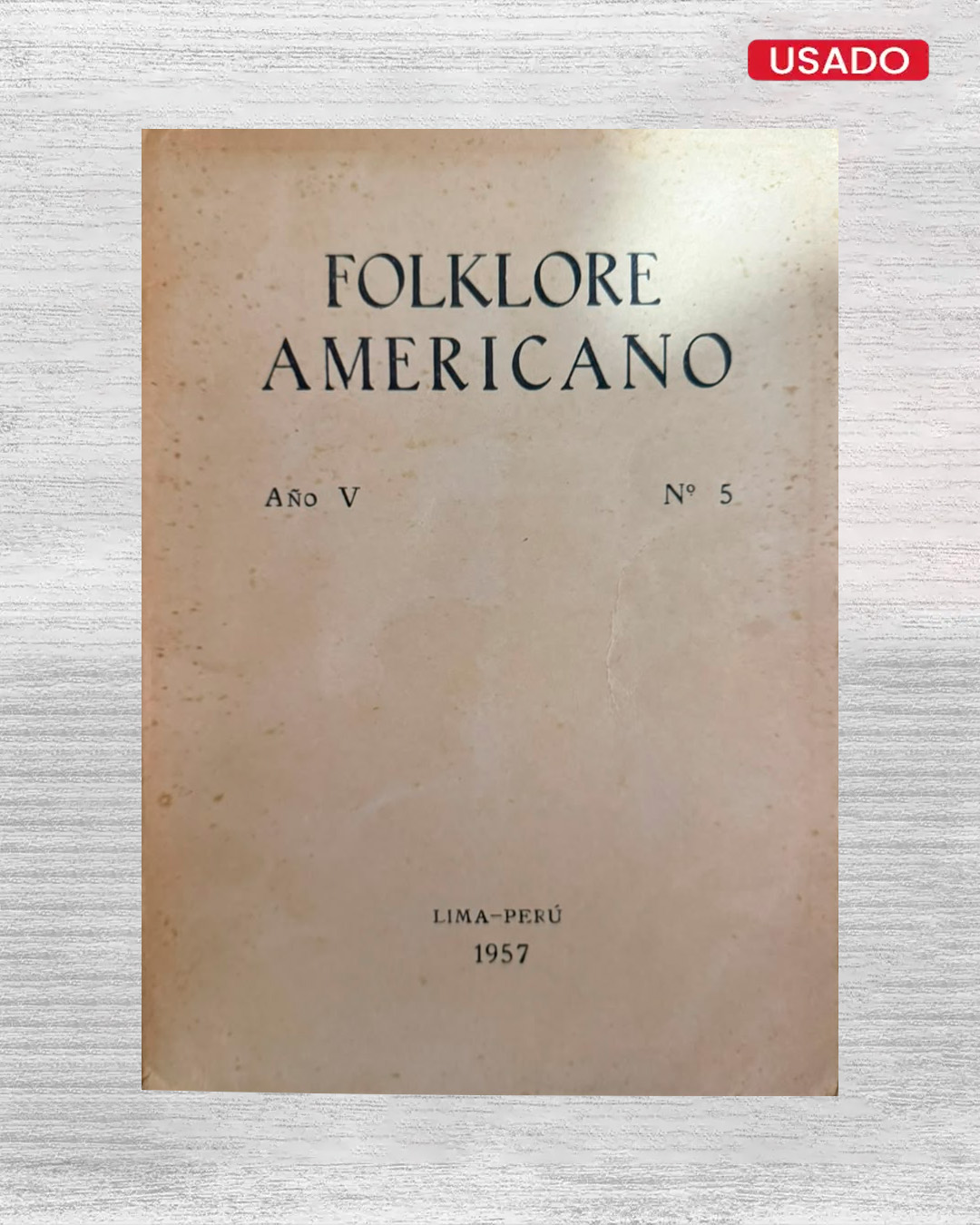 FOLKLORE AMERICANO AÑO V N°5