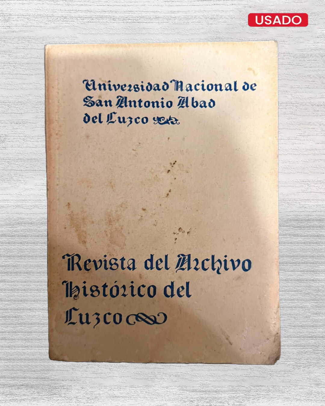 REVISTA DEL ARCHIVO HISTÓRICO DEL CUZCO