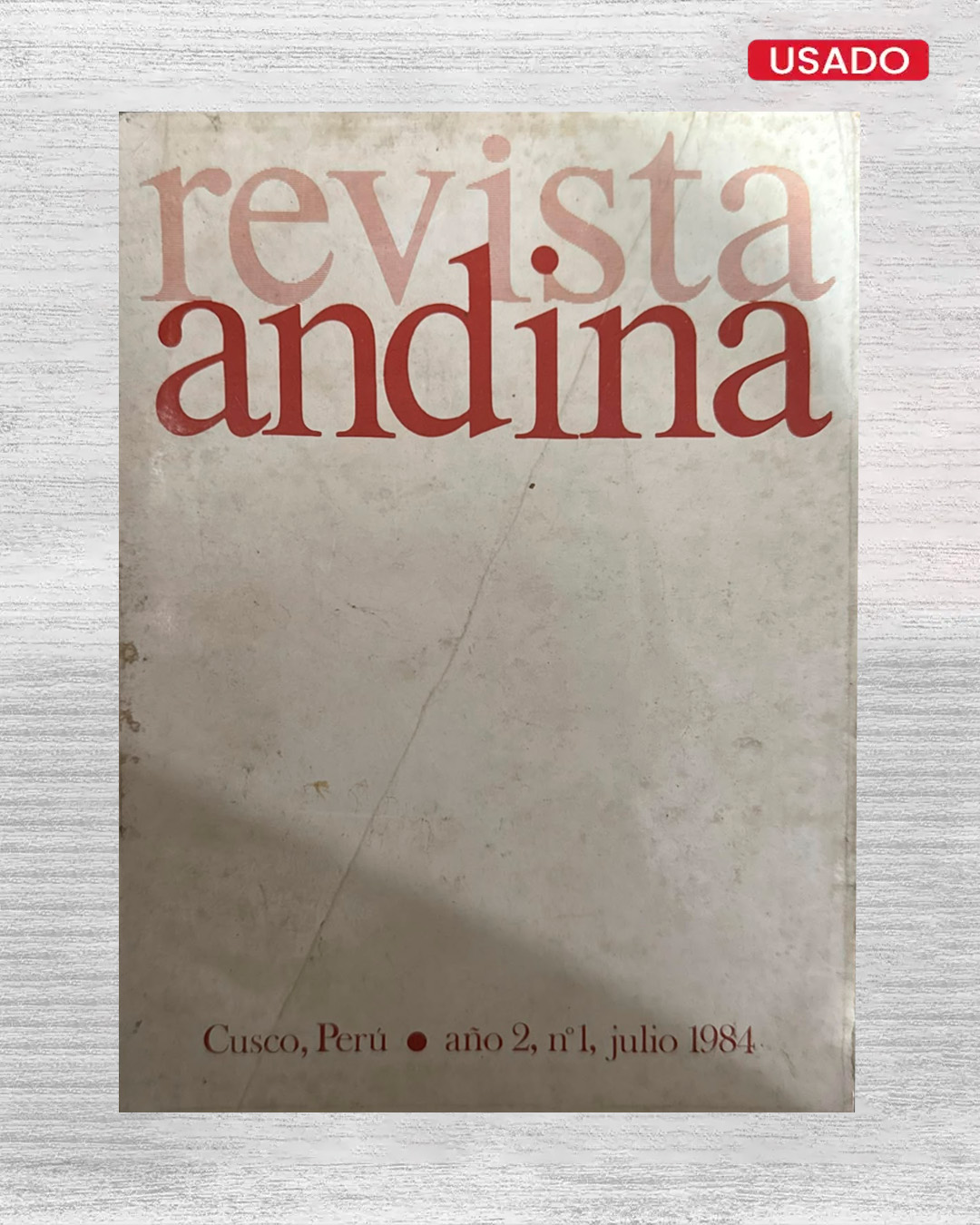 REVISTA ANDINA – AÑO 2, Nº1 - PORTADA