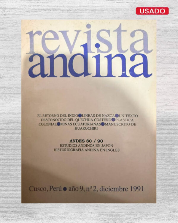 REVISTA ANDINA – AÑO 9 Nº2