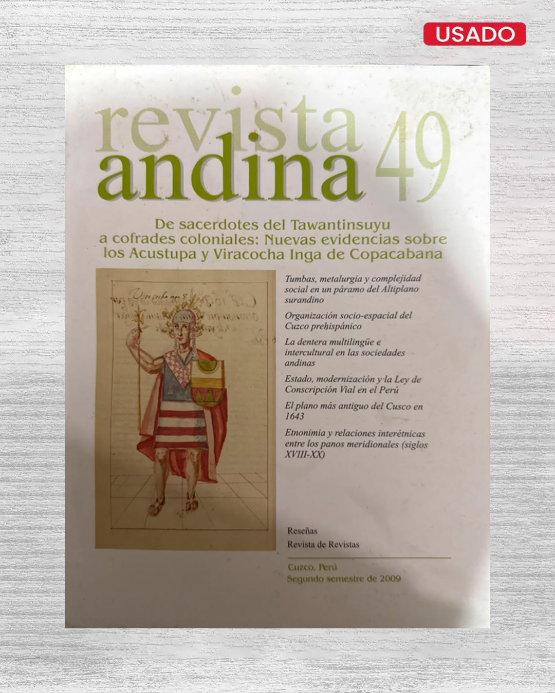 REVISTA ANDINA Nº 49 - PORTADA