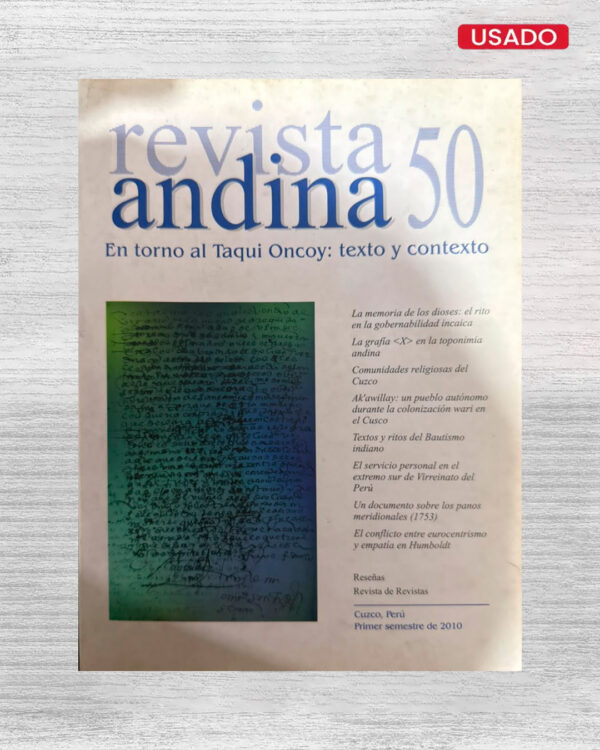 REVISTA ANDINA Nº 50