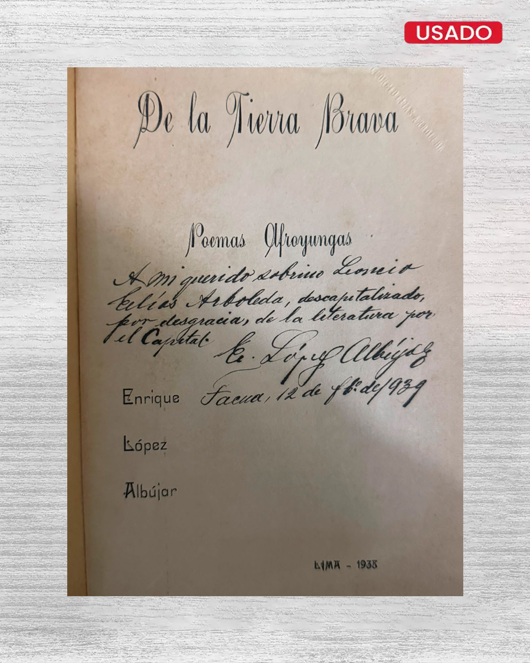 DE LA TIERRA BRAVA