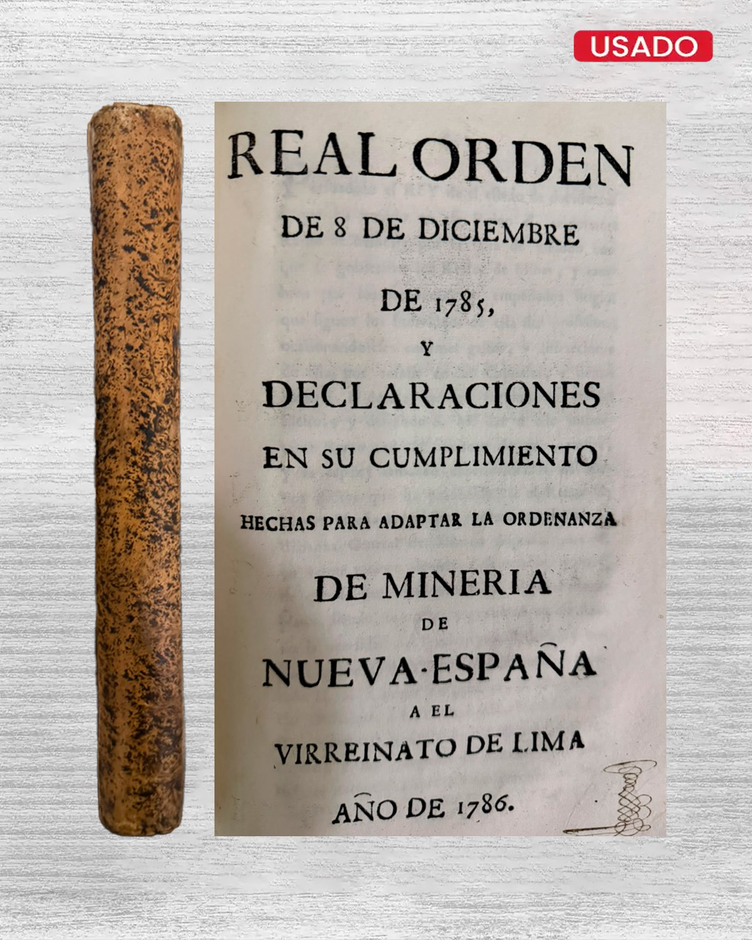 REALES ORDENANZAS PARA LA DIRECCIÓN, RÉGIMEN Y GOBIERNO DEL IMPORTANTE CUERPO DE LA MINERÍA DE NUEVA-ESPAÑA