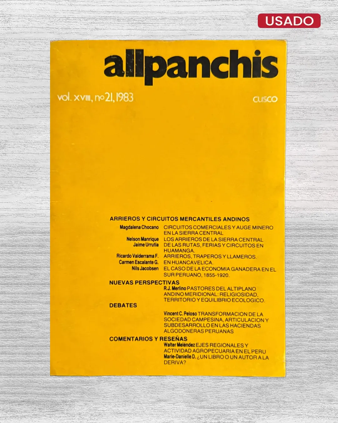 ALLPANCHIS Nº 21