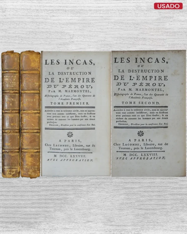 LES INCAS, OU LA DESTRUCTION DE L’EMPIRE DU PEROU (2 TOMOS) – TEXTO EN FRANCES