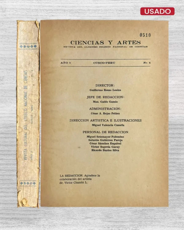 REVISTA CULTURAL DEL COLEGIO NACIONAL DE CIENCIAS – NUMERO 4 (1966),