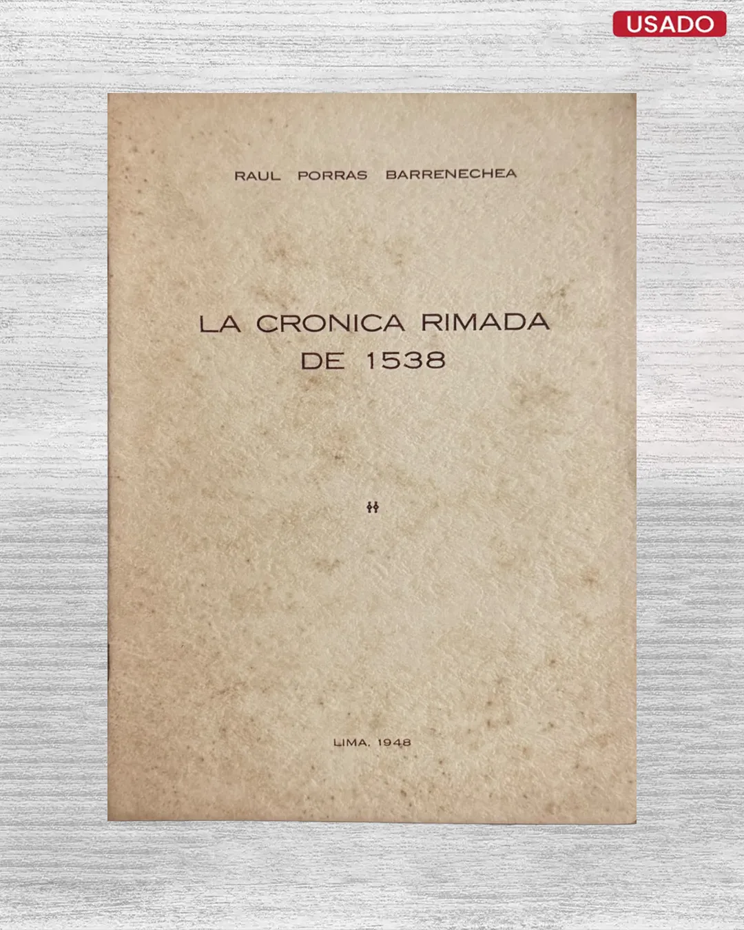 LA CRÓNICA RIMADA DE 1538