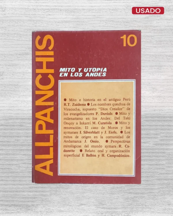 ALLPANCHIS (Nº 10 – VOLUMEN X, 1977)