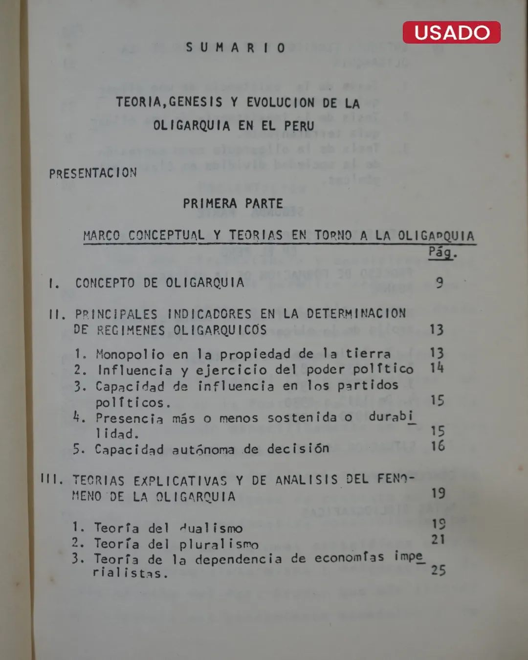 TEORIA, GENESIS Y SITUACION ACTUAL DE LA OLIGARQUIA EN EL PERU - Imagen 3