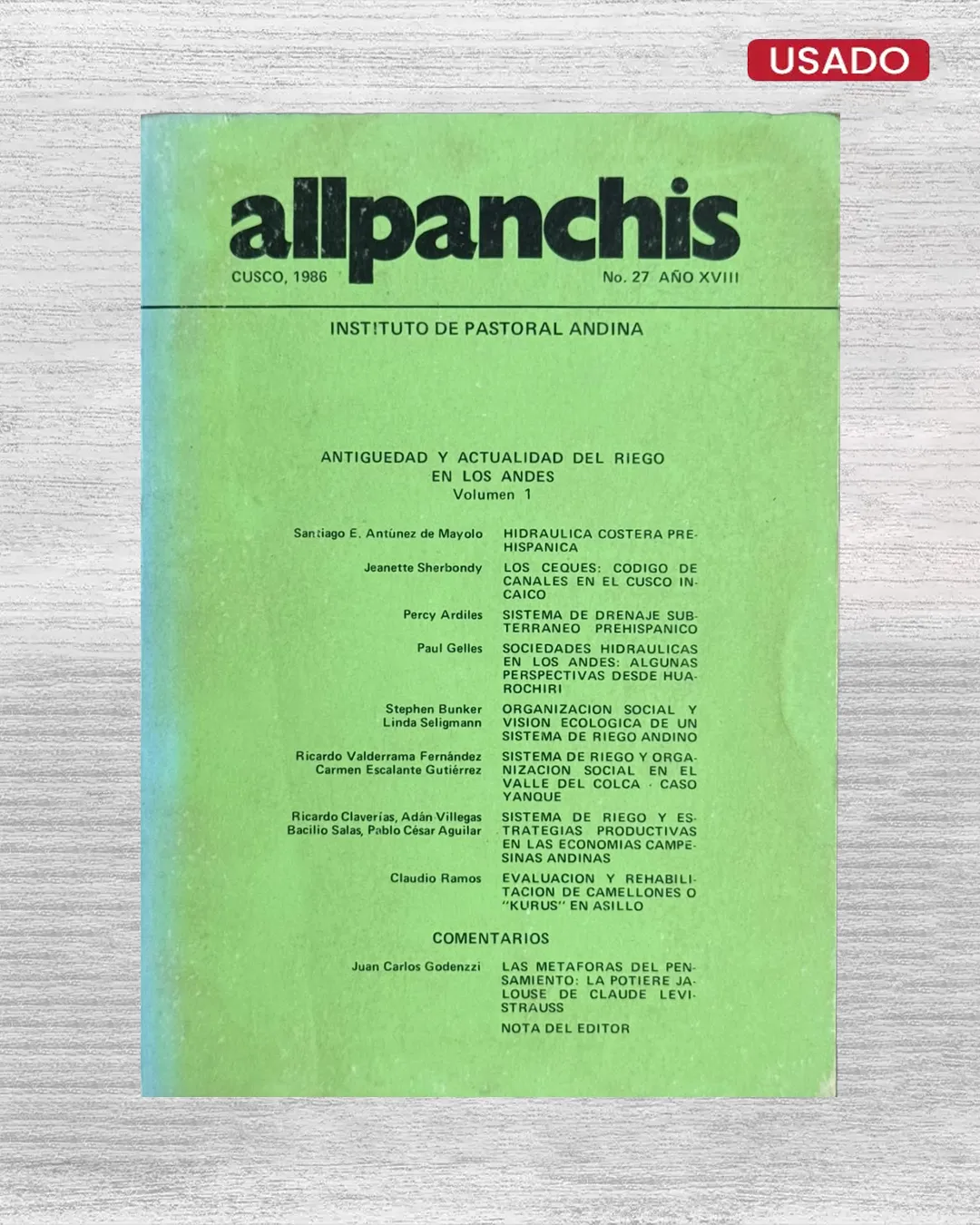 ALLPANCHIS Nº 27